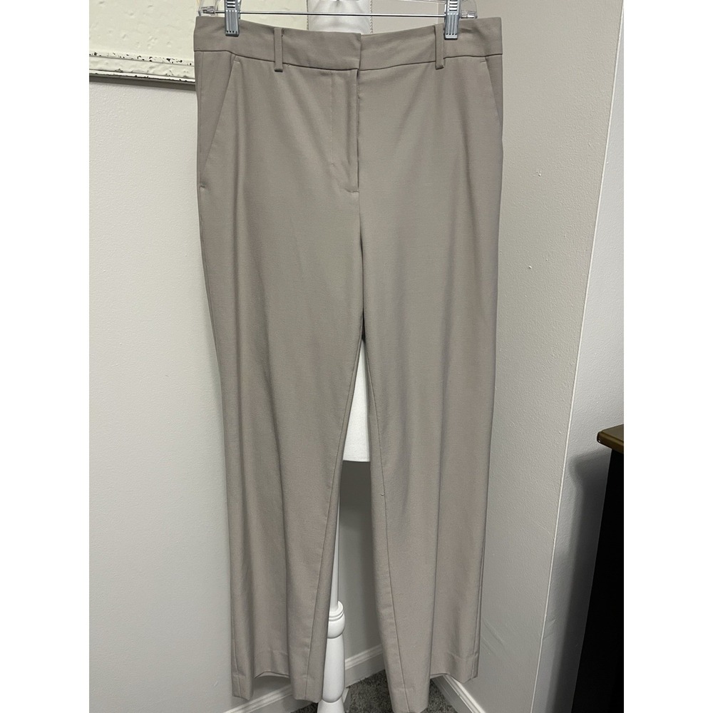 Ladies Calvin Klein Refined Stretch Classic Trouser SZ 29 Straight Leg Beige